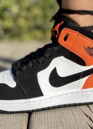 Jordan 1 orange white black