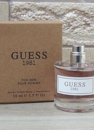 Guess 1981 for men 50 мл тестер для мужчин оригинал1 фото