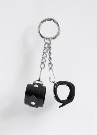 Брелок наручники черный feromon1 фото