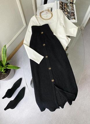 Юбка с разрезом юбка zara юбочка