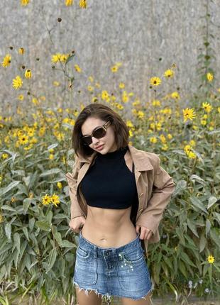 Бежевый винтажный жакет пиджак old money