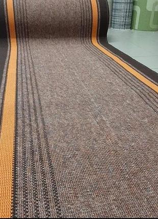 Доріжка дарничанка 0587 коричнева на відріз 0.6м, 0.8м, 1м, 1.2м, 1.5м, 1.7м, 2м