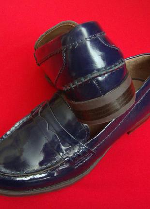 Балетки лоферы mark&spencer натур кожа размер 39-40