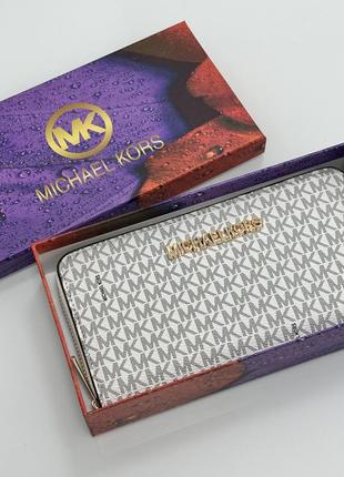 Гаманець  michael kors wallet white