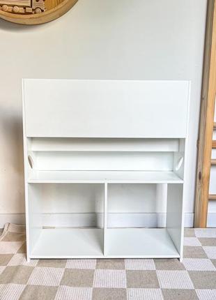 Детская библиотека стеллаж для книг с полками для хранения игрушек