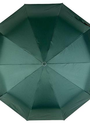 Складной однотонный зонт полуавтомат от bellissimo, антиветер, зеленый м0533-34 фото