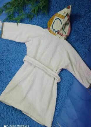 Махровый детский халат2 фото
