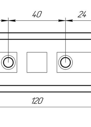 Зацеп меблевий (довжина 120мм)