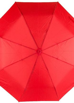 Напівавтоматична жіноча парасолька sl червона1 фото