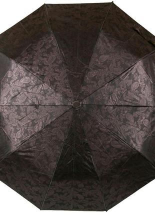 Жіноча парасолька напівавтомат bellisimo коричнева1 фото