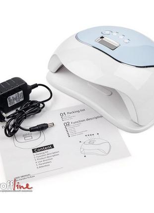 Лампа для ногтей 2в1 blueque v5 (мощность 120 w)