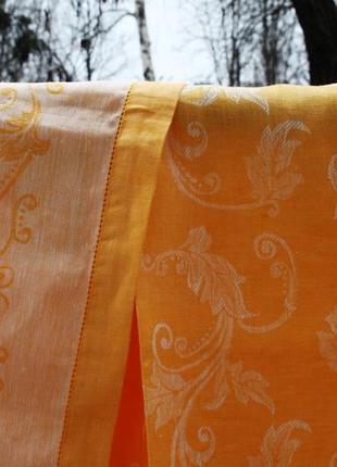 Льняная скатерть каприз 170*170 см