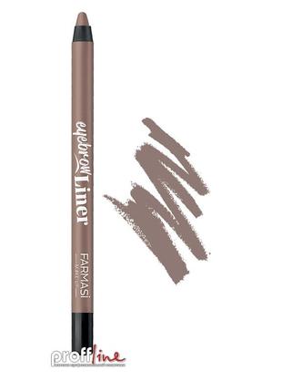 Карандаш для бровей farmasi eyebrow liner № 01