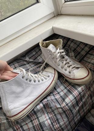 Кожаные кеды converse 41,55 фото