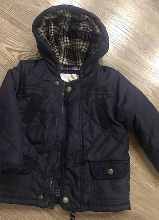 Демисезонная куртка курточка mothercare 18-24мис 92см оригинал пальто не zara