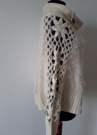 Ефектний, стильний светр-пончо від molly bracken. новий, з біркою.5 фото