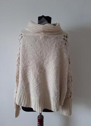 Ефектний, стильний светр-пончо від molly bracken. новий, з біркою.3 фото