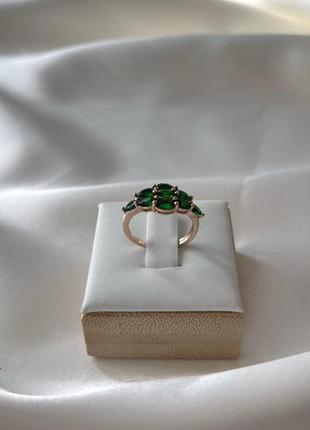 Каблучка позолота xuping кільце перстень з камінням золото 15.5 р r16015