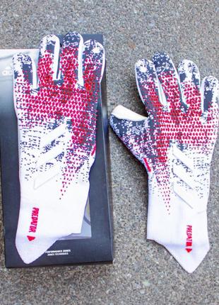 Вратарские перчатки adidas goalkeeper gloves predator (9 - 10 размеры)