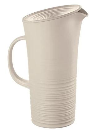 Глечик з кришкою guzzini tierra 18170179 1.8 л кава з молоком