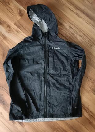 Ветровка водовідштовхуюча куртка jacket 🧥 оригінальна columbia omni-weak evap,  повномірна l-ka, gore-tex2 фото