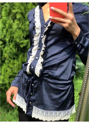 Романтическая блузка с рюшами nelly & co4 фото