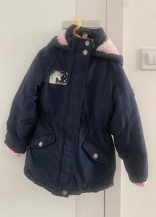 Dopodopo теплая куртка парка размер 116(на 5-6 лет)