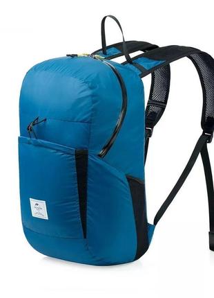 Рюкзак компактний naturehike ultralight nh17a017-b 22 л, блакитний1 фото