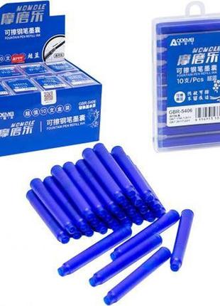 Капсулы к чернильной ручке синие 54061 фото