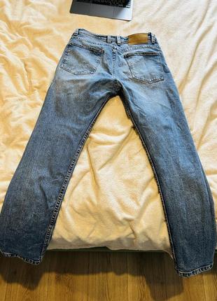 Zara чоловічі джинси/штани/сині джинси потерті джинси порвані2 фото