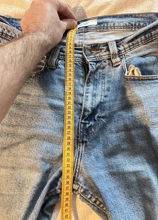 Zara чоловічі джинси/штани/сині джинси потерті джинси порвані4 фото