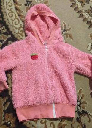 Кофта, куртка миховушка,теплая 86-92 и 98-104