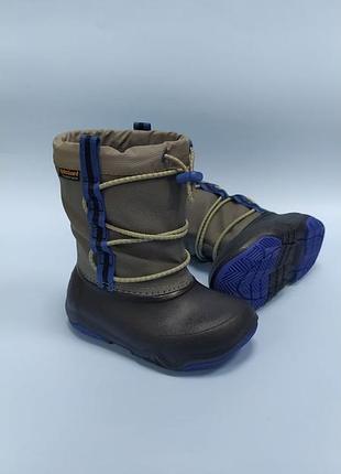 Дитячі зимові черевики crocs swiftwater waterproof boot k