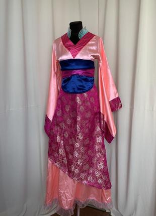 Мулан китаянка платье карнавальное2 фото