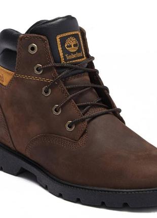 21 см.детские утеплённые ботинки из натуральной кожи (нубук) timberland. 100%оригинал