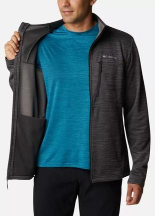 Мужская флисовая кофта columbia sportswear maxtrail ii full zip fleece jacket куртка5 фото