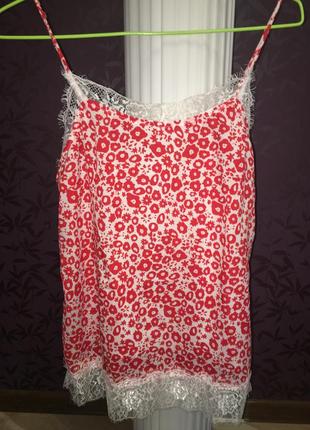 Яскрава легка мереживна майка на бретелях millenium