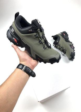 Чоловічі термо кросівки salomon gtx gore-tex, чоловічі спортивні термо кросівки, чоловічі кросівки саломон1 фото