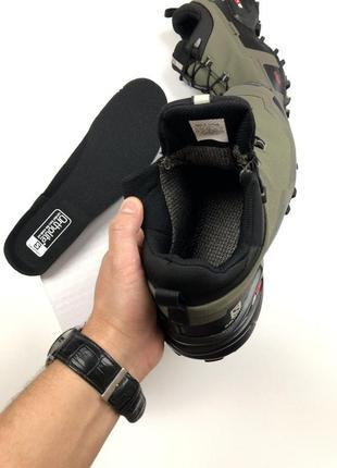 Чоловічі термо кросівки salomon gtx gore-tex, чоловічі спортивні термо кросівки, чоловічі кросівки саломон7 фото