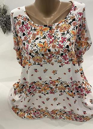 Повітряна натуральна футболка, блуза, віскоза 100%