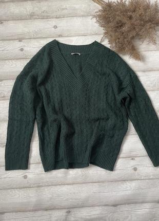 Зеленый изумрудный свитер orsay1 фото