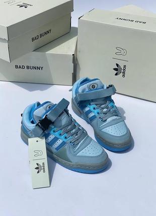 Кросівки  жіночі adidas forum bad bunny blue