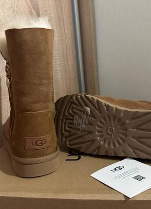 Шкіряні чоботи ugg w bailey zip short