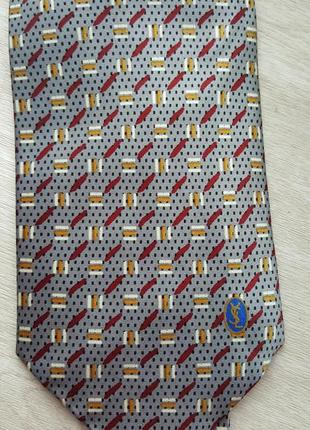 Стильный шелковый галстук ysl