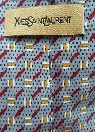 Стильный шелковый галстук ysl5 фото