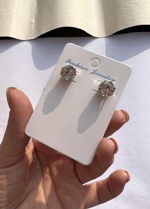 Сережки жіночі срібні