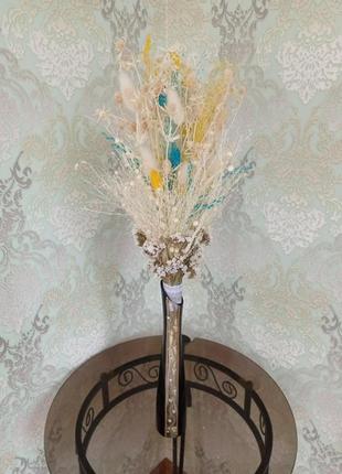 Букет сухоцветов, сухоцветов, декор у ваза, фотозона5 фото