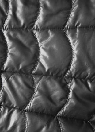 Стеганное  пальто демисезонное, приталенного силуэта5 фото