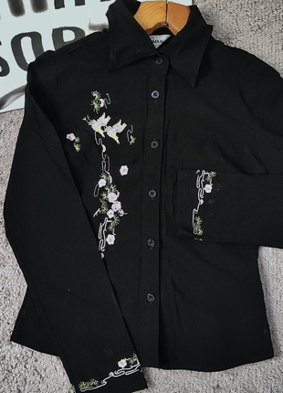 Стрейчева сорочка з вищевкою