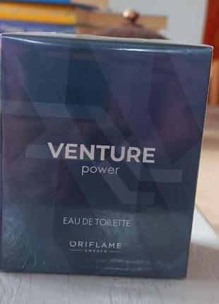 Туалетна вода venture power oriflame